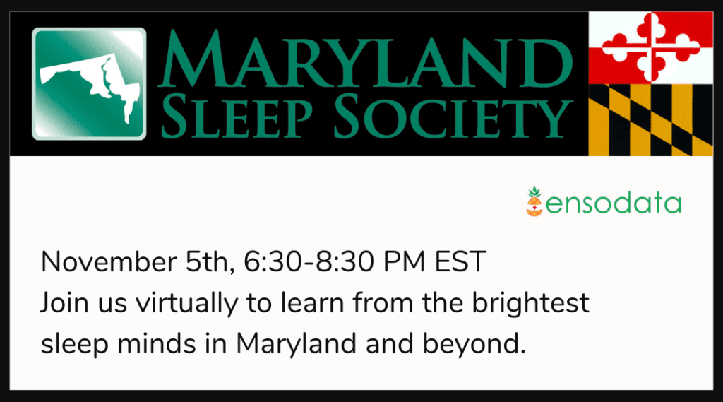 Maryland Sleep Society 2021 Conference