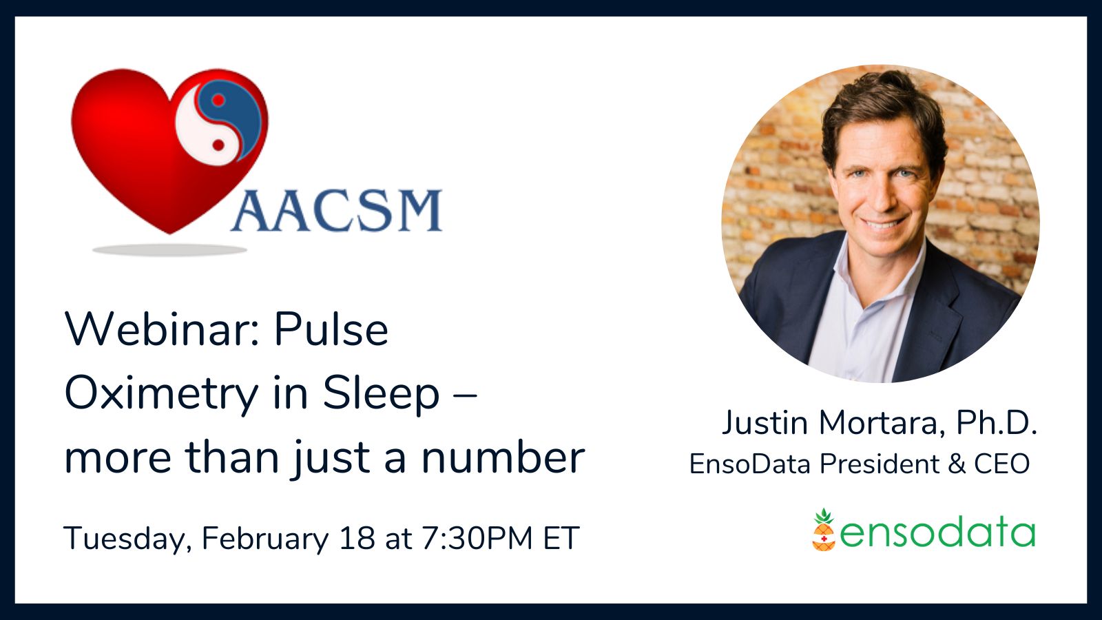 AACSM Webinar Pulse Oximetry in Sleep – more than just a number