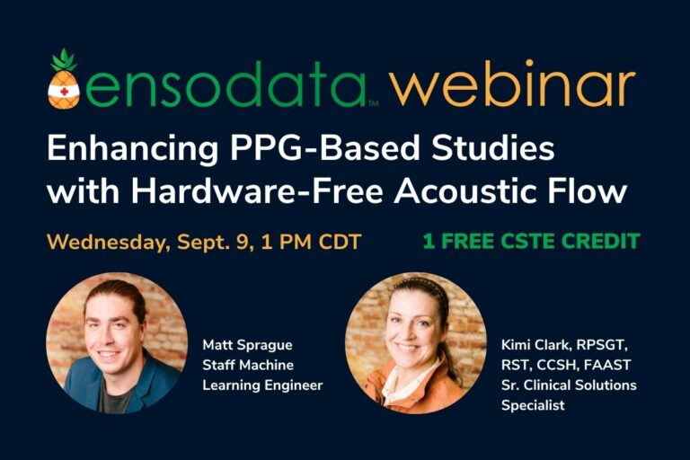 Enhancing PPG based studies with hardware-free acoustic flow